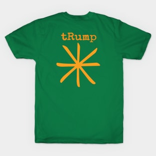 tRump's an * - Kurt Vonnegut - Double-sided T-Shirt